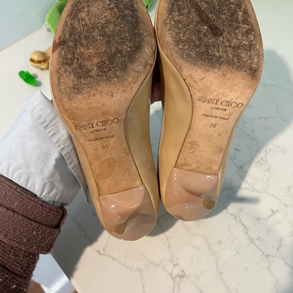 Jimmy choo peep toe patent leather heel - Picture 4 of 7